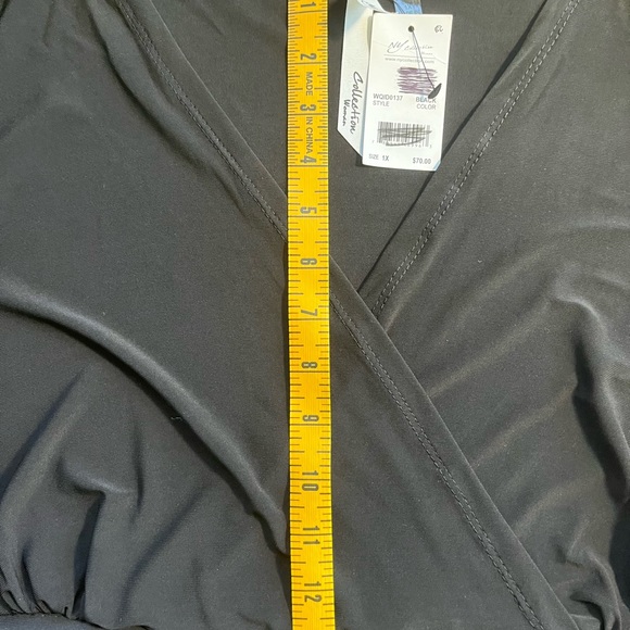 NY COLLECTION WOMAN SIZE 1X BLACK DRESS - Picture 8 of 9